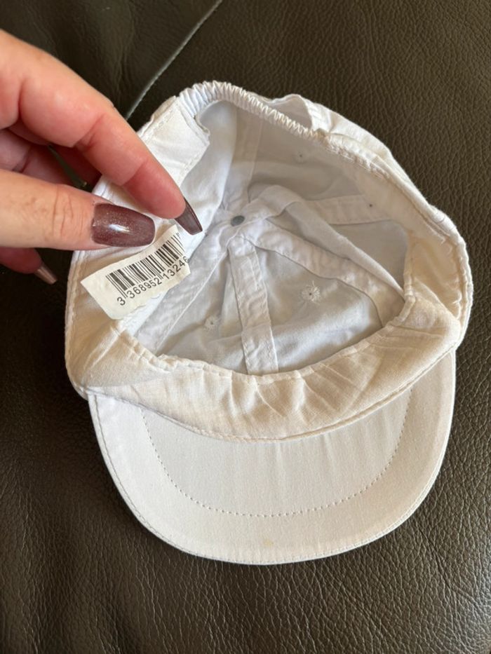 Casquette blanche taille 45 - photo numéro 5