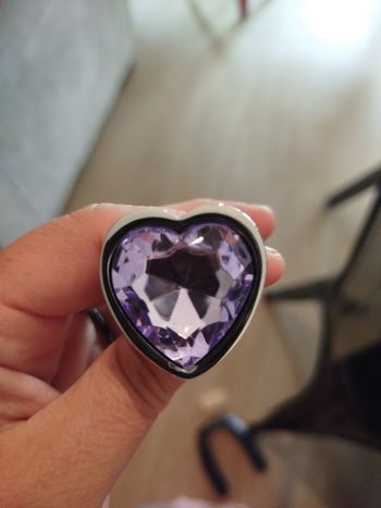 Coeur violet clair