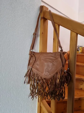 Sac a bandoulière camel