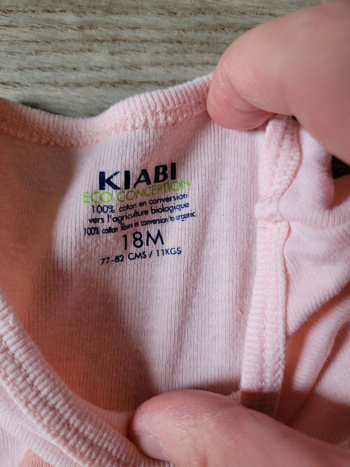 Pyjama motifs cœurs taille 18 mois - photo numéro 4