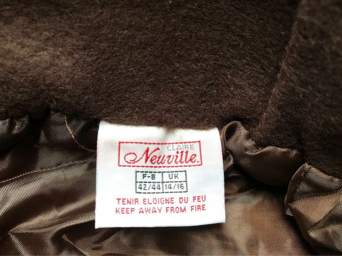 BB- Manteau 3/4 polaire marron à capuche T 42/44  NEUF - photo numéro 9