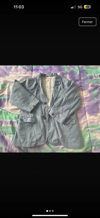 Blazers/Veste costume bleu clair Vertbaudet 6 ans 116 cm