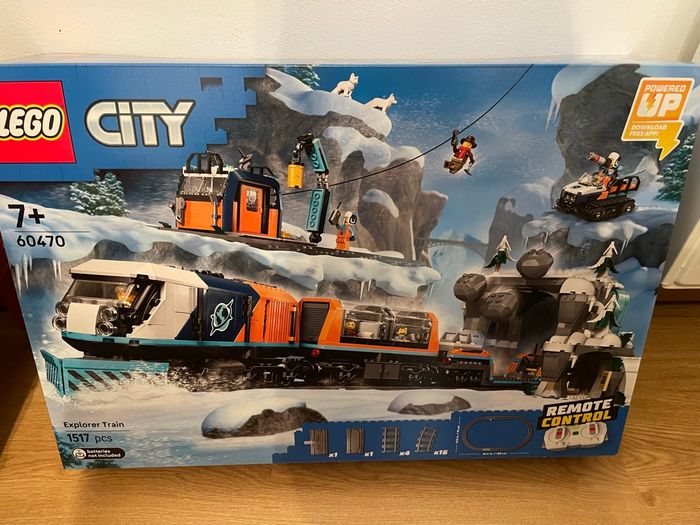 Lego City 60470 Le train express des explorateurs en Arctique