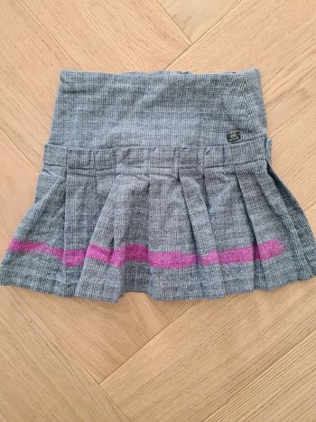 Jupe 10 ans grise réglable Lili Gaufrette