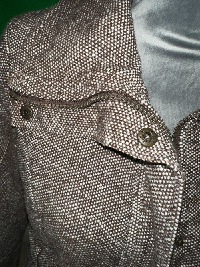 Veste marron beige taille 42 - photo numéro 3