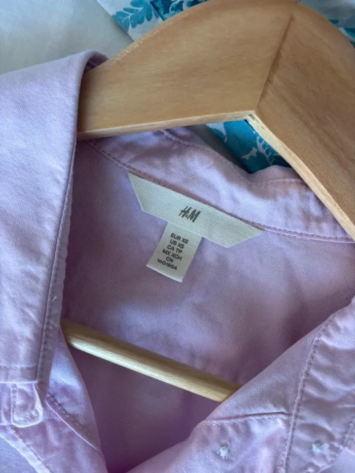 Chemise rose pale H&M - photo numéro 2
