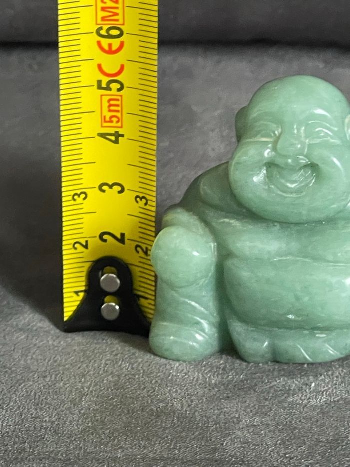 Buddha, rieur en jade porte-bonheur - photo numéro 2