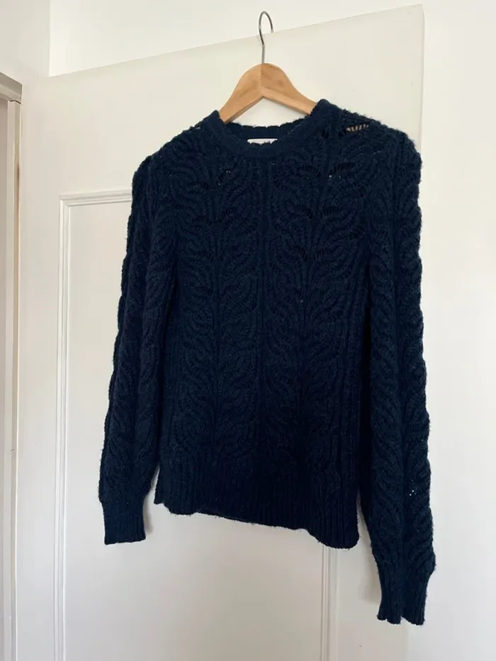 Joli pull bleu - photo numéro 2