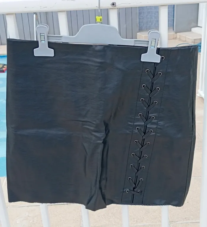 Jupe simili cuir