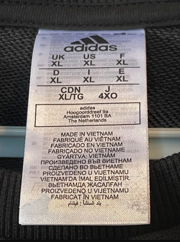 Sweat adidas noir - photo numéro 7