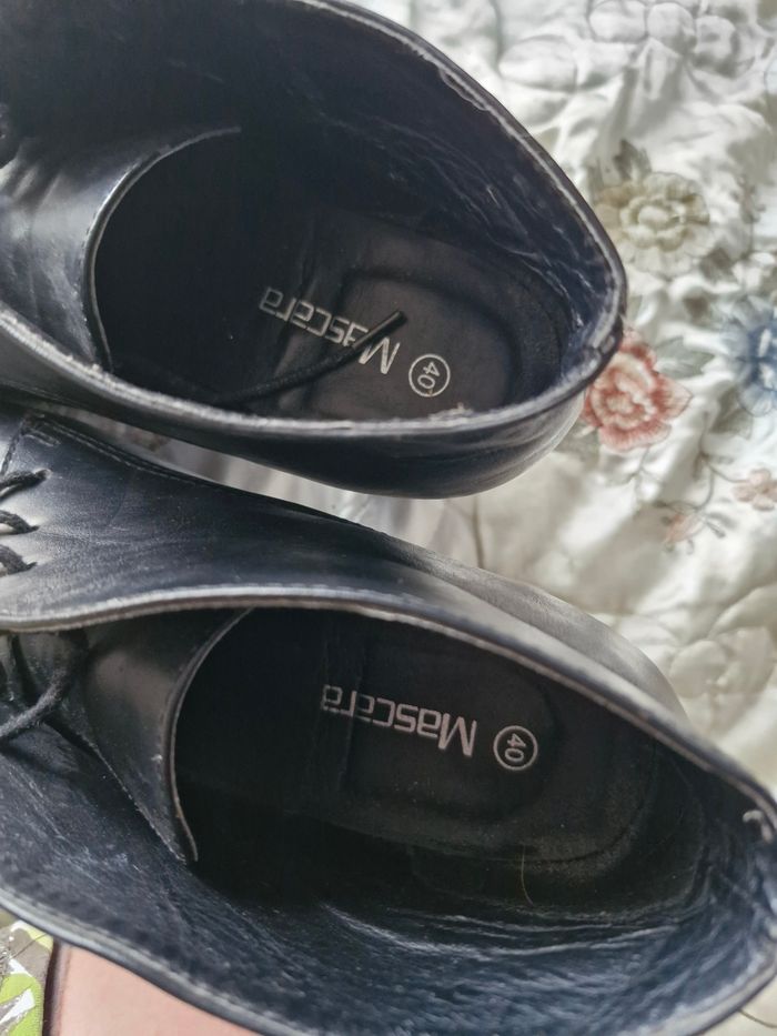Superbes bottines talons et lacets - photo numéro 3