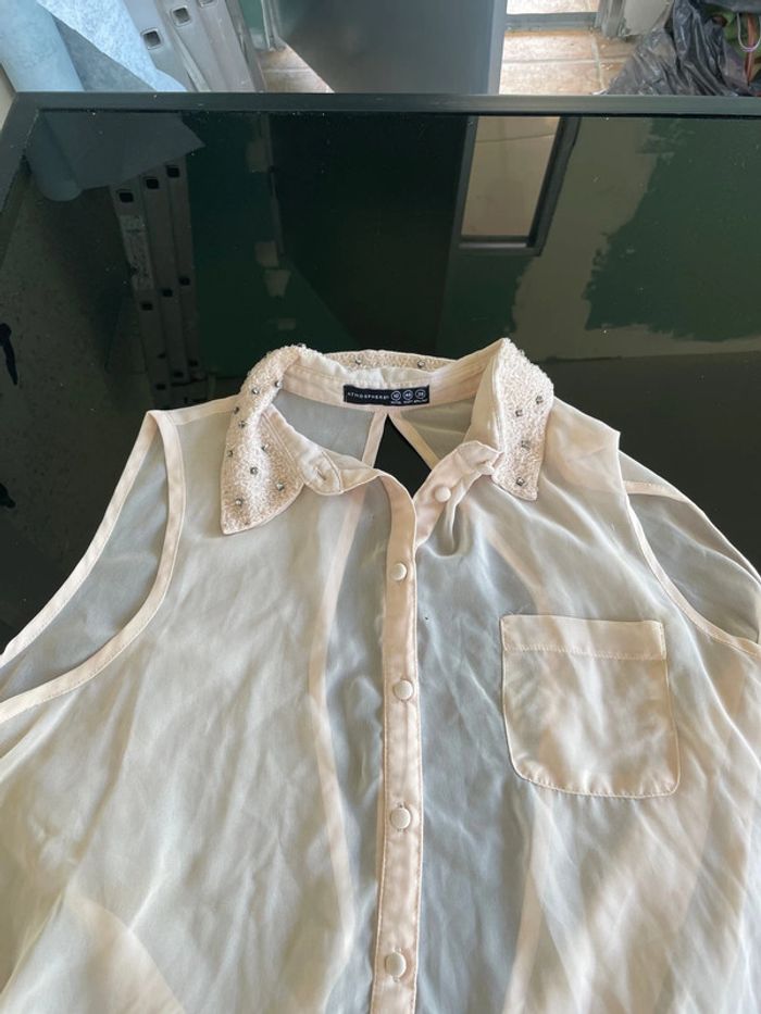 Joli haut rose, transparent en taille 30 - photo numéro 2