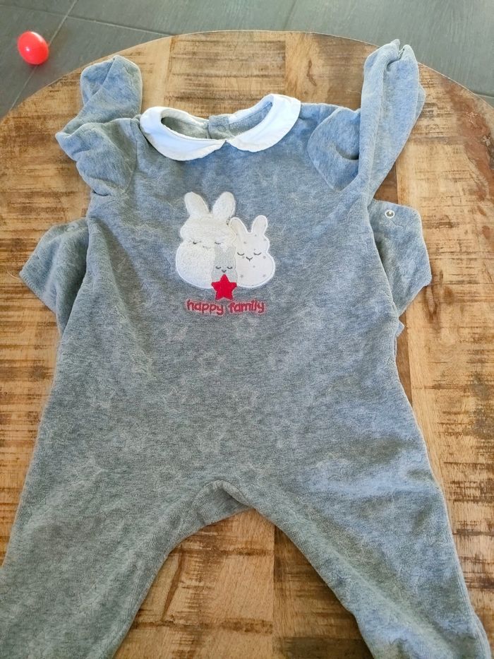 Pyjama velours 9 mois