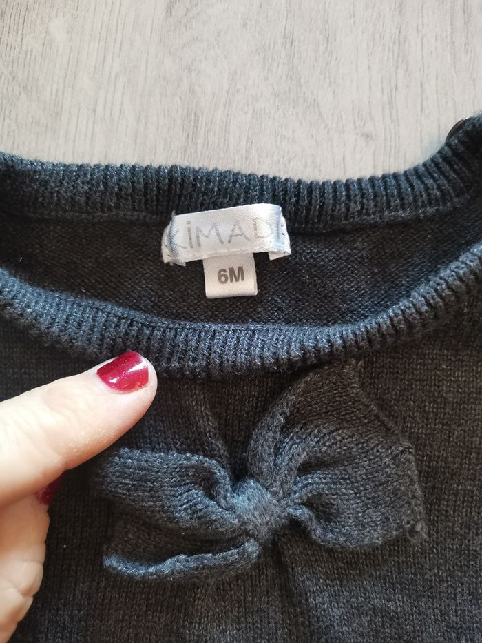 Petite robe noire bébé fille 6 mois - photo numéro 2