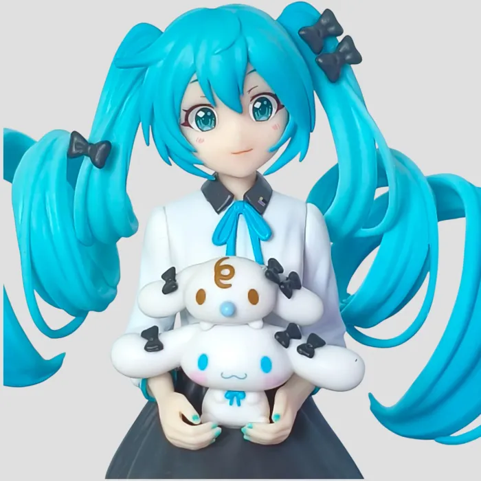 Figurine officielle Hatsune Miku x Cinnamoroll – Chokonose Premium Figure "Osumashi Ver." - photo numéro 6