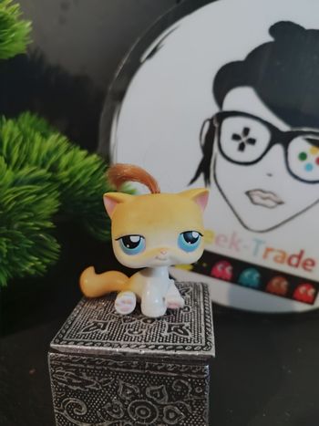 LPS00632 My Littlest Petshop Pet Shop LPS Siamois cat Shorthair 467 Siamese