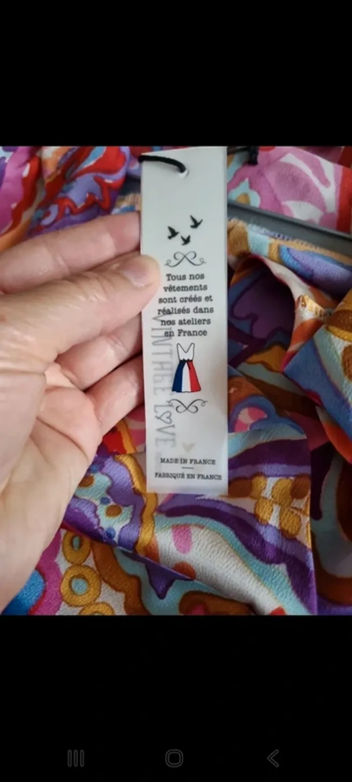 Robe portefeuille très coloré taille 2 - photo numéro 8