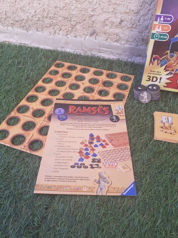 Jeu de société : le Pharaon étourdi ramses - photo numéro 2