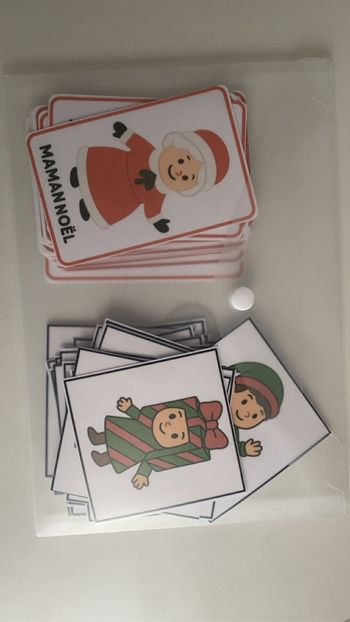 Jeu spécial Noël 5 familles et memory