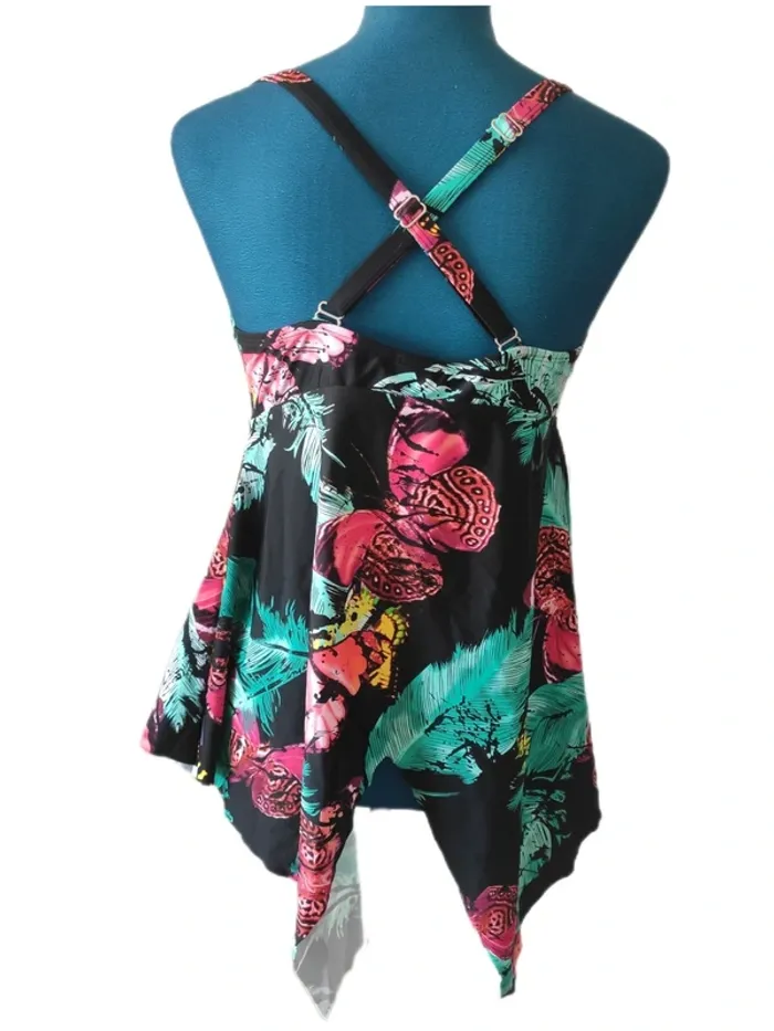 Haut de maillot de bain Tankini papillons - Drop qui sent bon les vacances - photo numéro 6