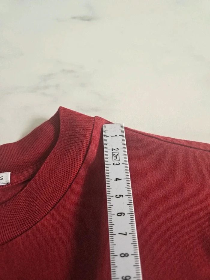 Calvin Klein jeans t-shirt bordeaux taille S - photo numéro 7