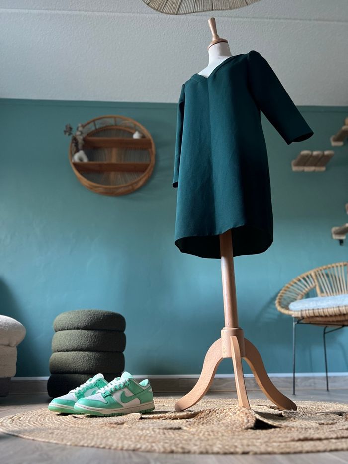 💚 Robe Courte Mango – Vert Sapin / Taille S - photo numéro 6