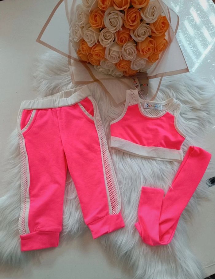 Magnifique ensemble d'été complet bébé fille
