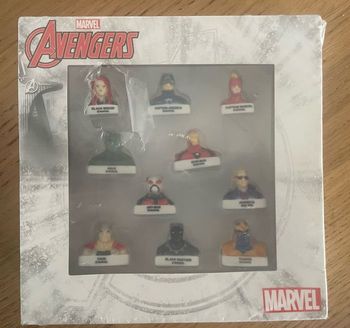 Coffret 10 fèves Avengers Marvel