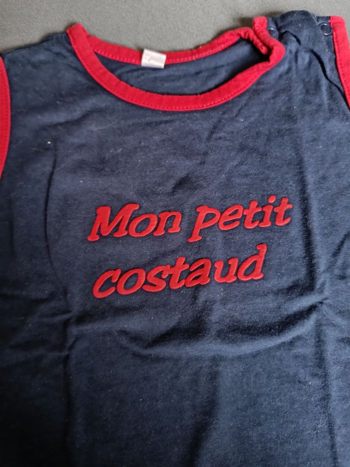 Débardeur bleu marine 🦕 Taille 18 mois - photo numéro 3