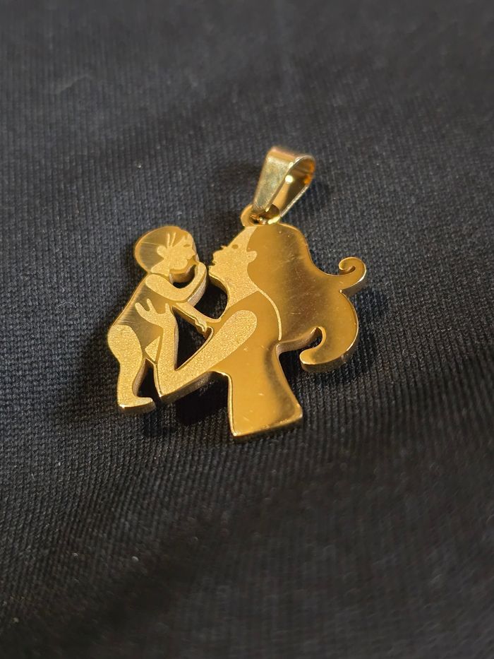 Pendentif enfant maman - photo numéro 3