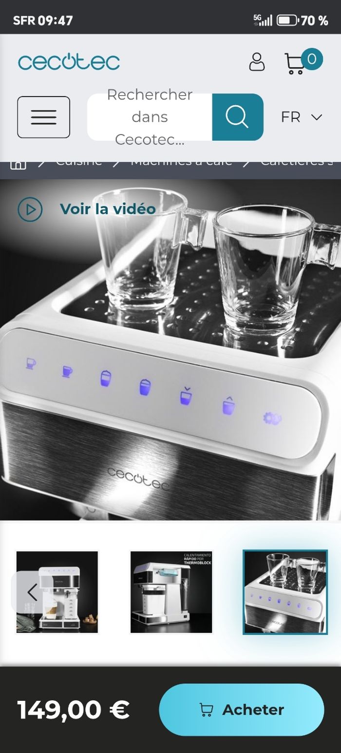 Cafetière expresso semi-automatique - photo numéro 6