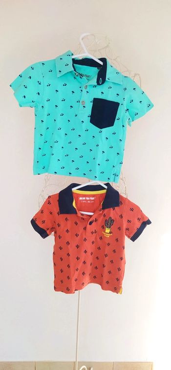 Lot de deux Polo 2 ans