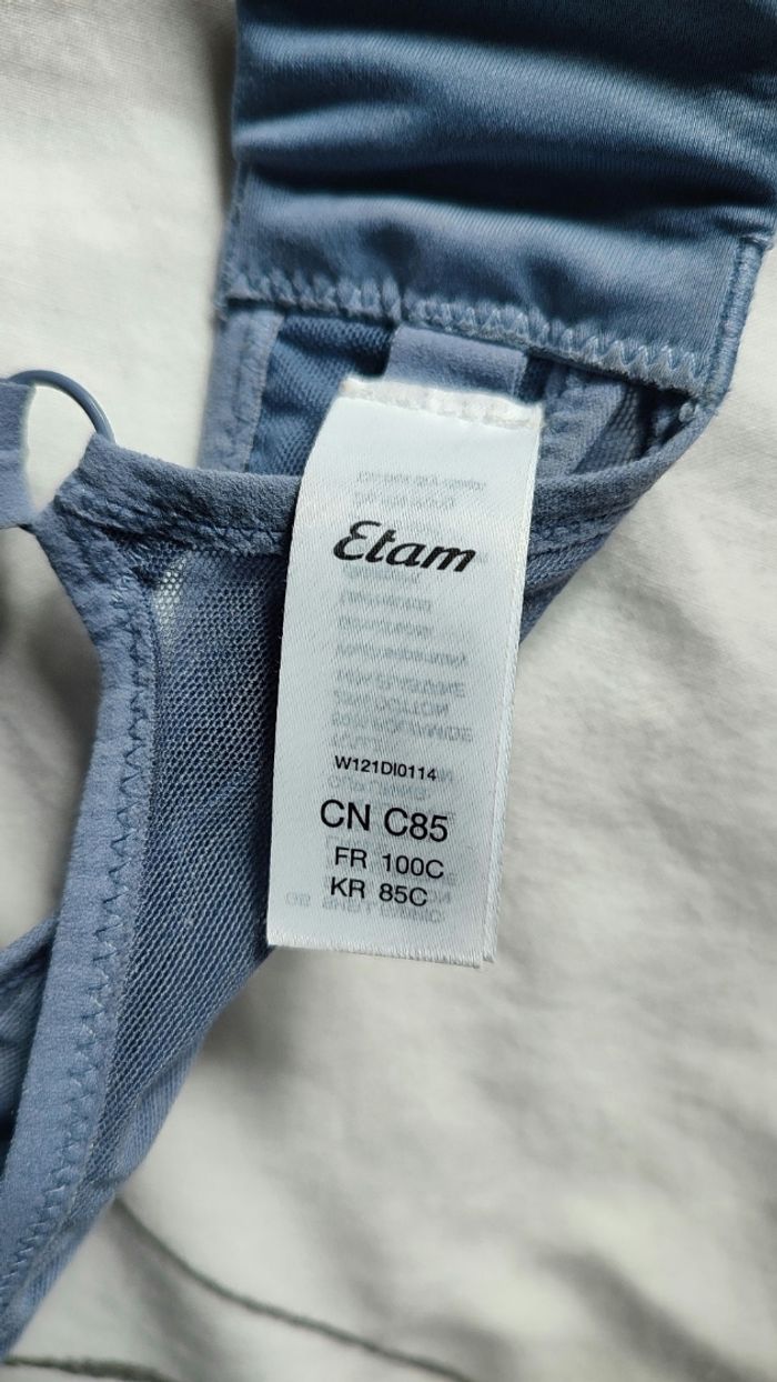 Soutien gorge bleu Etam - photo numéro 5