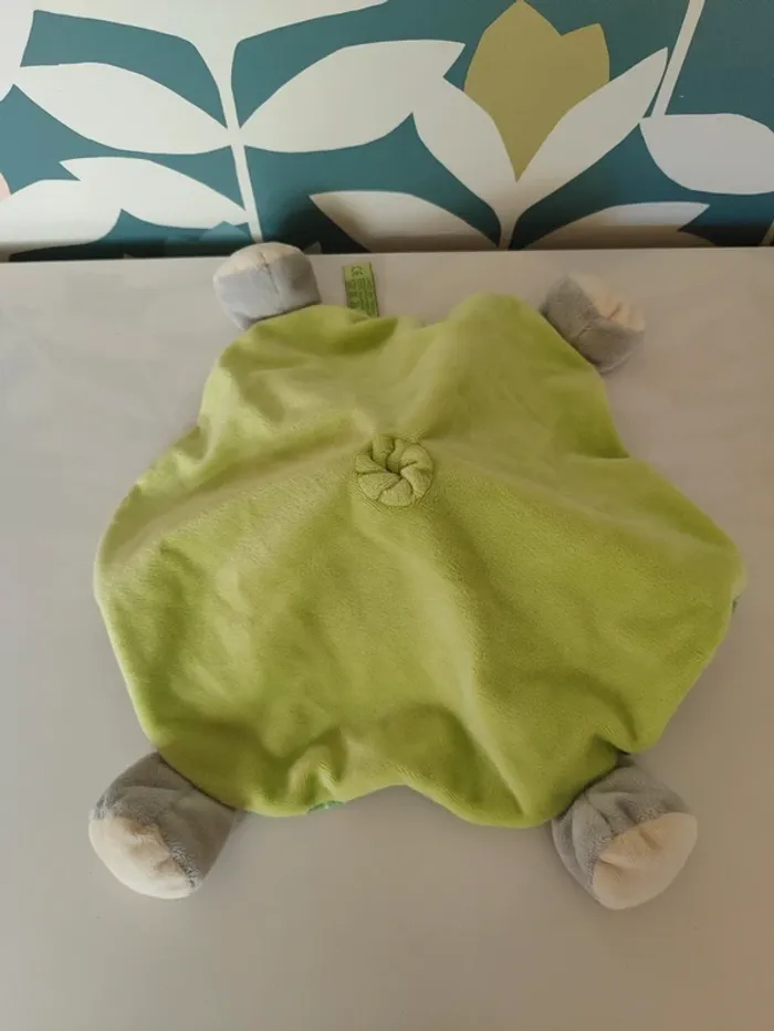 Doudou plat éléphant titoutam - photo numéro 3