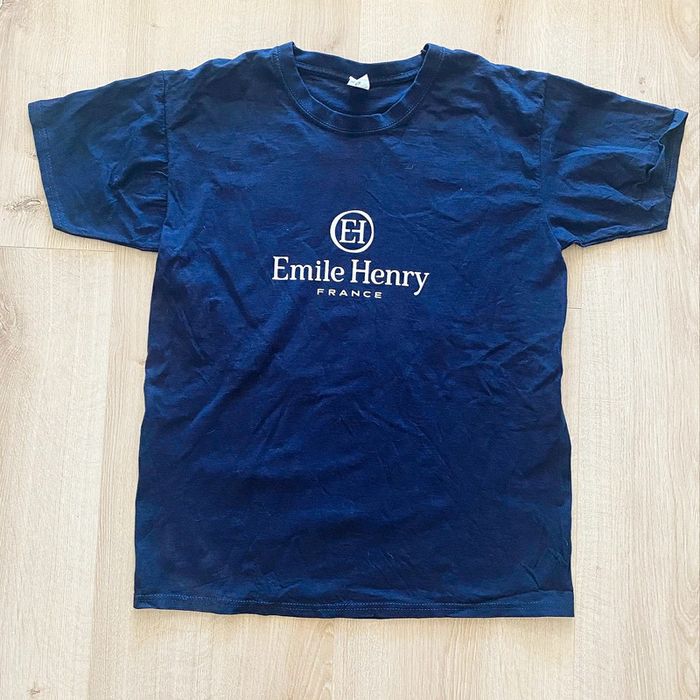 Emile Henry Marcigny T-Shirt officiel Homme Bleu Profond Exclusive Collection France (Taille M) - photo numéro 4