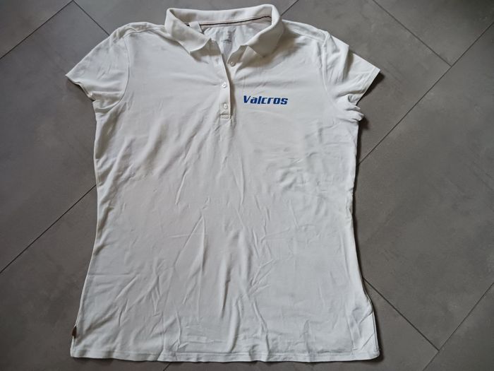 polo blanc Valcros Taille L Décathlon - photo numéro 2