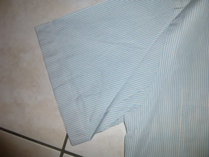 chemise manche court rayé vert Hugo BOSS new classic M - photo numéro 4