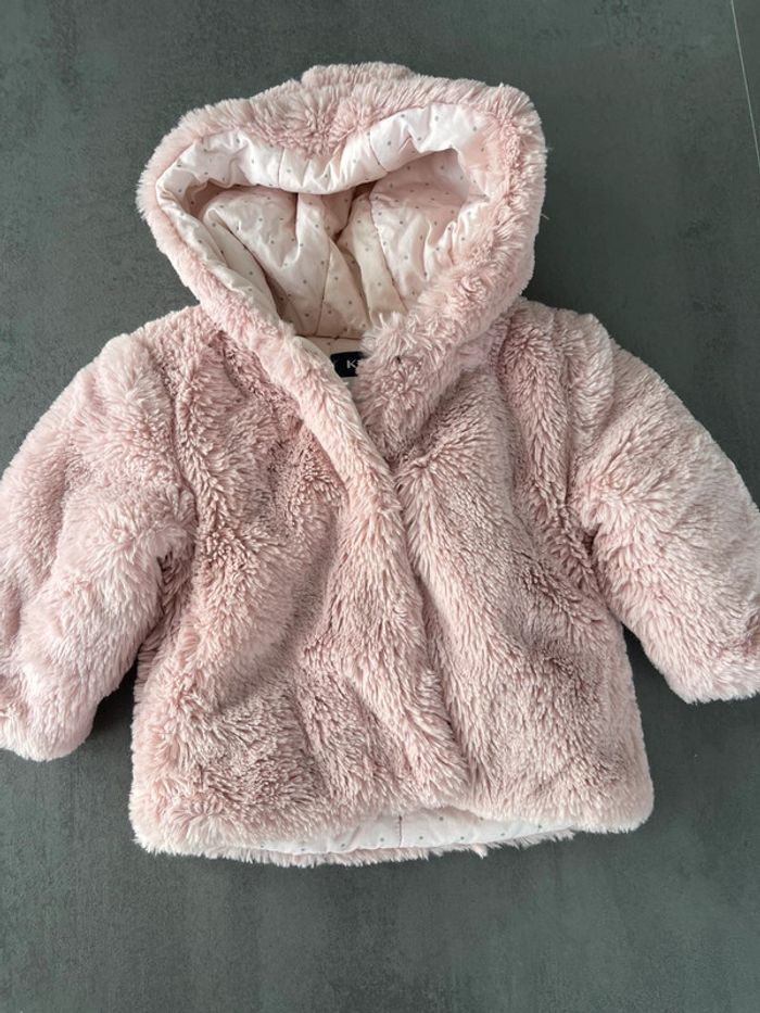 Doudoune rose fille 18 mois
