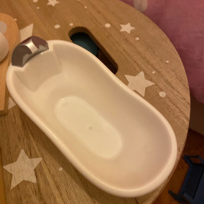 Salle de bain mobilier poupées en bois - photo numéro 4