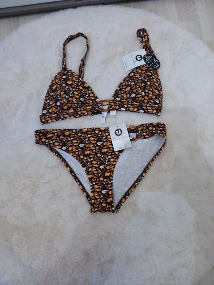 maillot de bain léopard taille 38