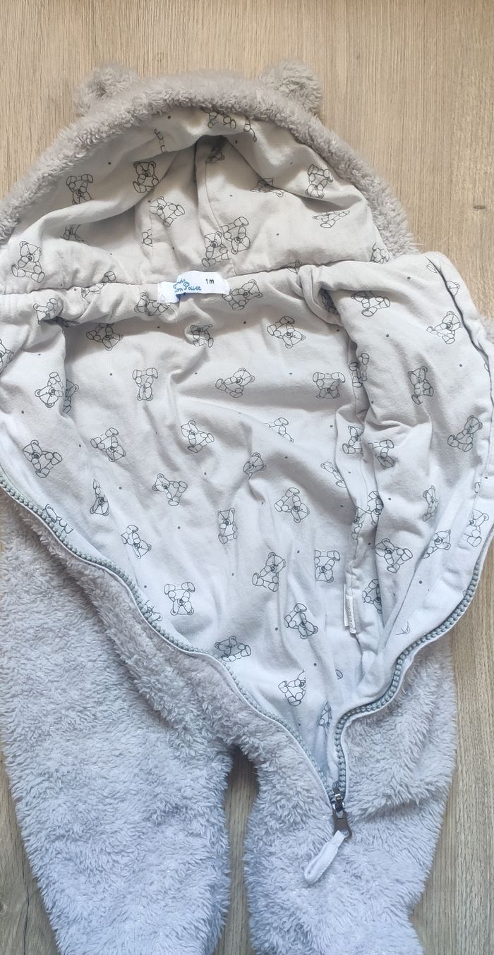 Combinaison pilote ourson 1 mois - photo numéro 3