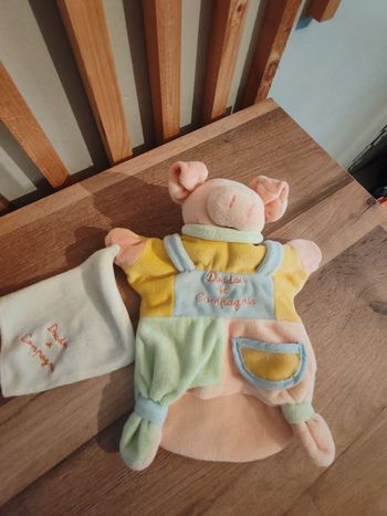 cochon marionnette doudou et compagnie