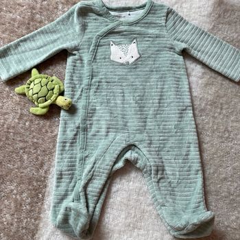 Pyjama renard vert