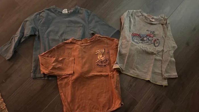 Lot 3 t-shirts manche longue