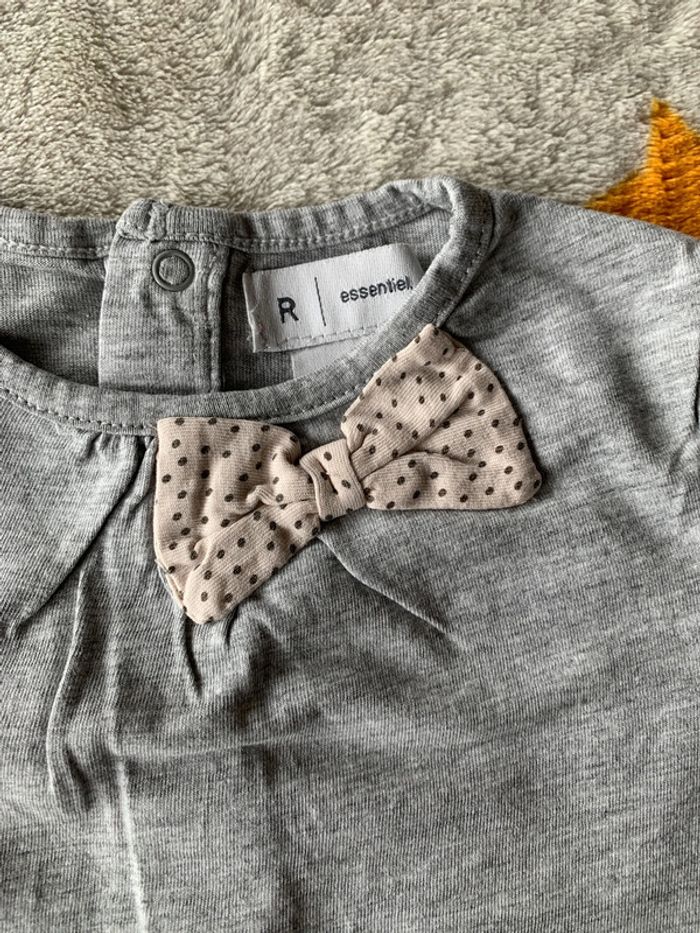 Lot 3 Tee-Shirts R-Baby Rose et Gris 2 Ans - photo numéro 6