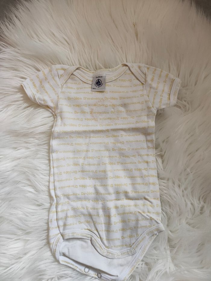 Lot 3 bodys mixte 3 mois - photo numéro 5