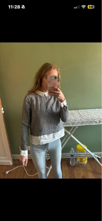 Blouse Chemise 2-en-1 Jennyfer – Style Preppy