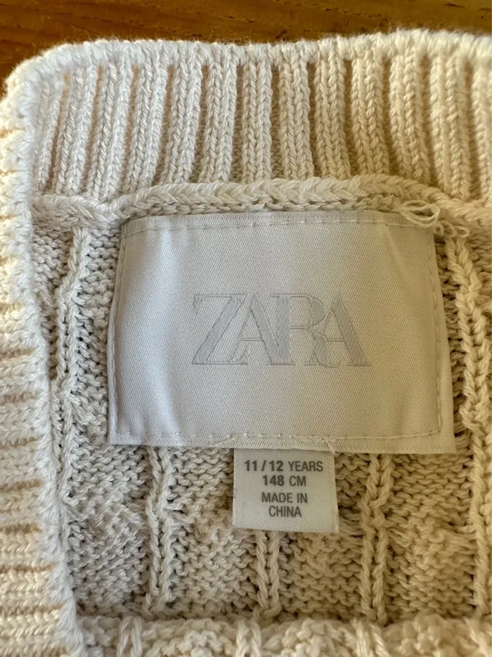 T-shirt crème Zara - photo numéro 4