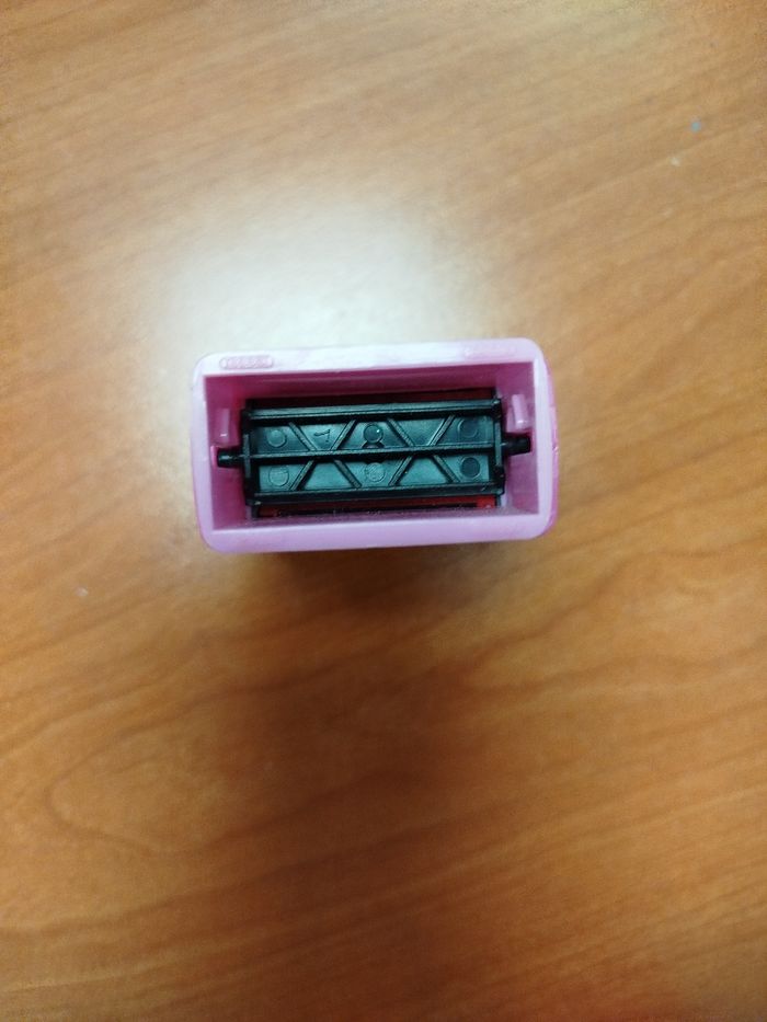 Tampon prénom "Caroline" couleur rose - photo numéro 3