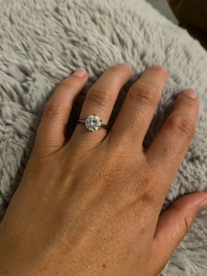 Bague argent 925 solitaire et oxyde de zirconium - photo numéro 5